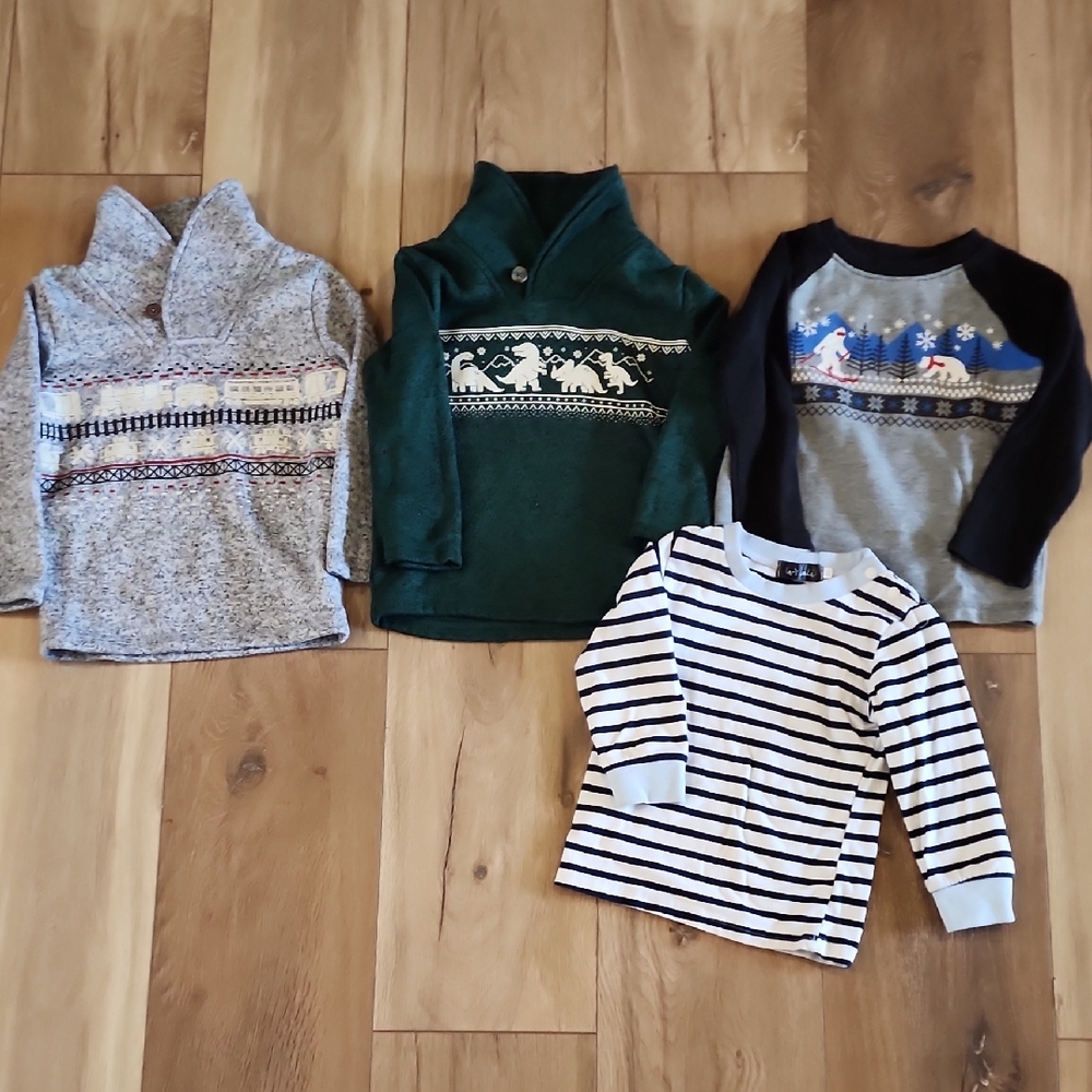 Jumping Beans Christmas Sweater Bundle 3T